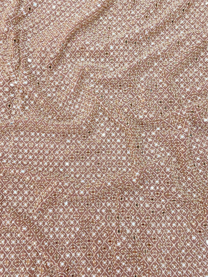 Tissue Beads Embroidery (Colours Available) 44"Inch