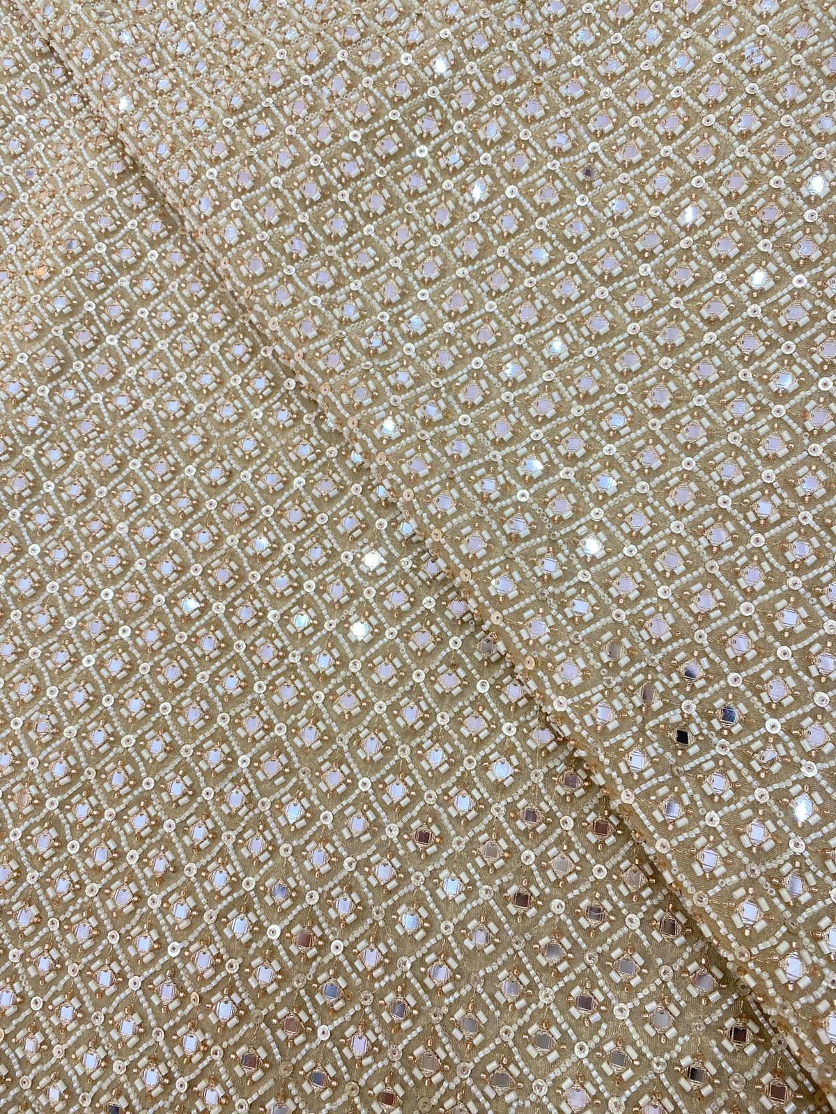 Tissue Beads Embroidery (Colours Available) 44"Inch