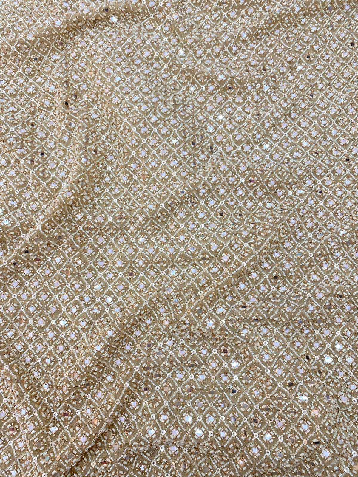 Tissue Beads Embroidery (Colours Available) 44"Inch