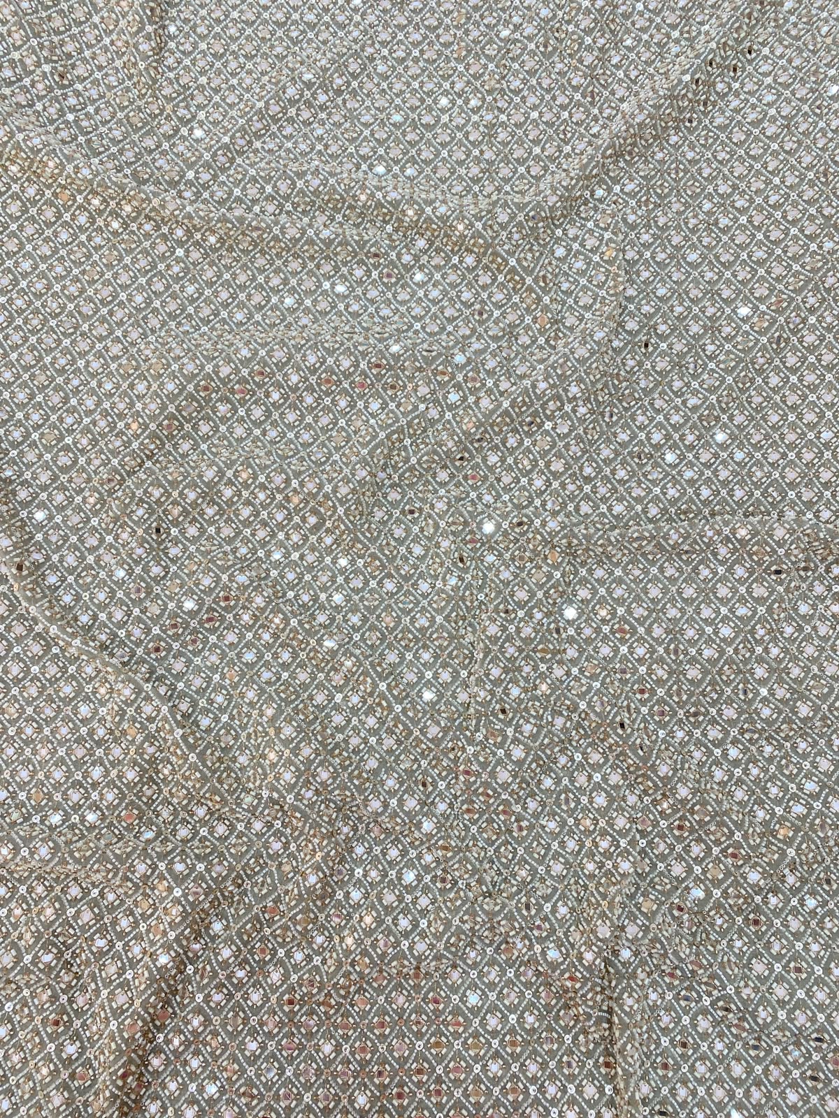 Tissue Beads Embroidery (Colours Available) 44"Inch