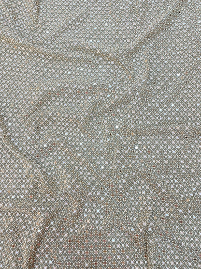 Tissue Beads Embroidery (Colours Available) 44"Inch