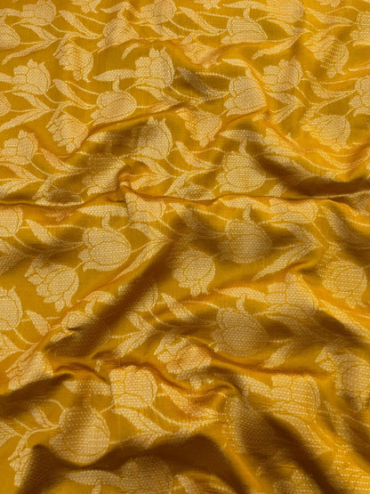 Pure Banarasi Katan silk Brocade