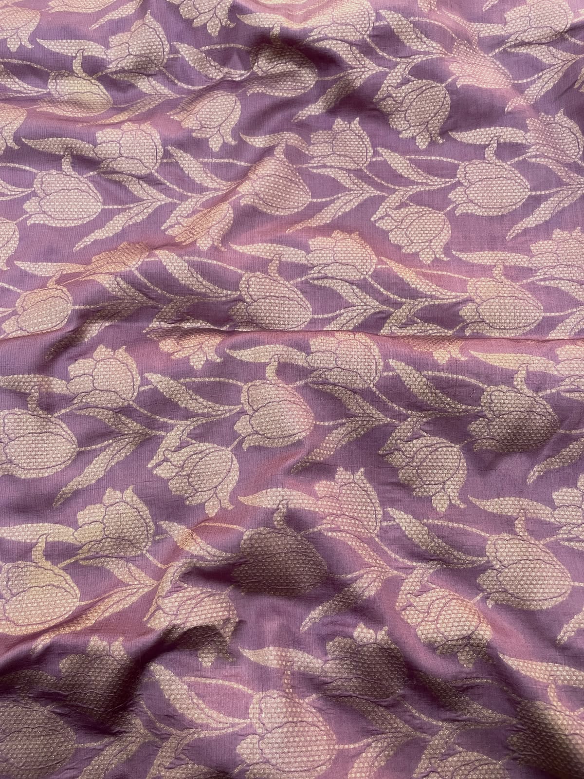 Pure Banarasi Katan silk Brocade