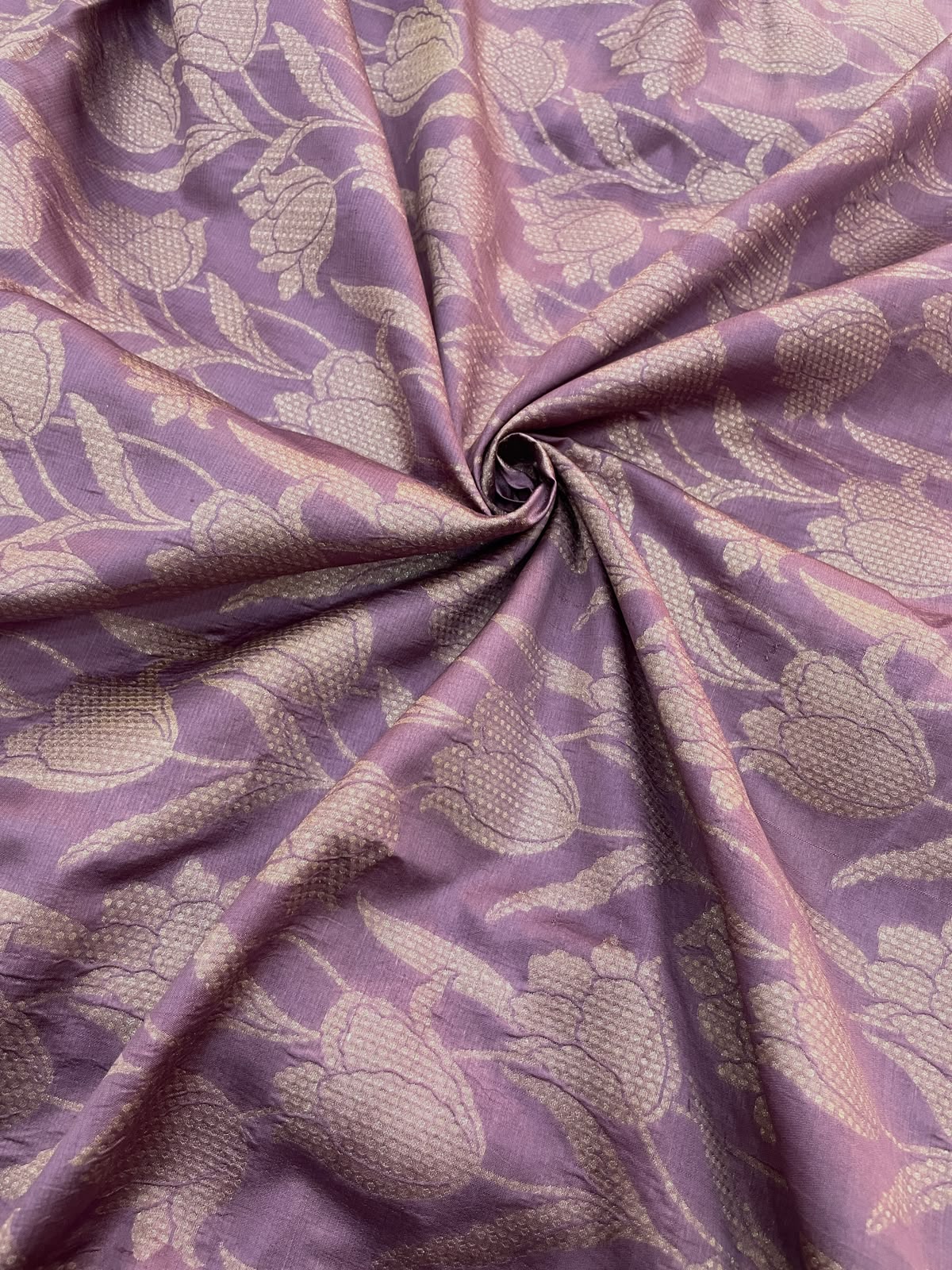 Pure Banarasi Katan silk Brocade