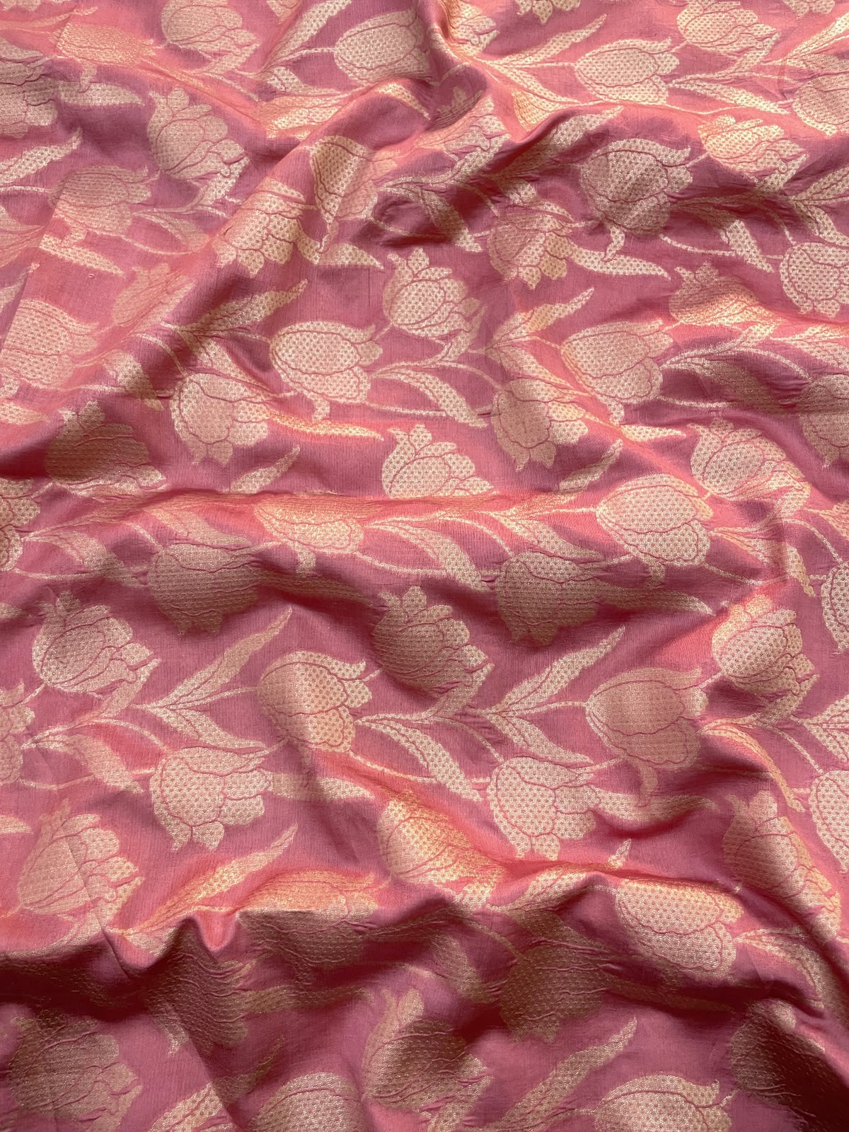 Pure Banarasi Katan silk Brocade