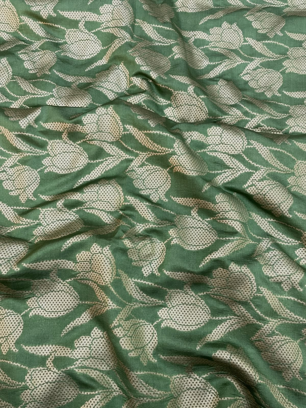 Pure Banarasi Katan silk Brocade