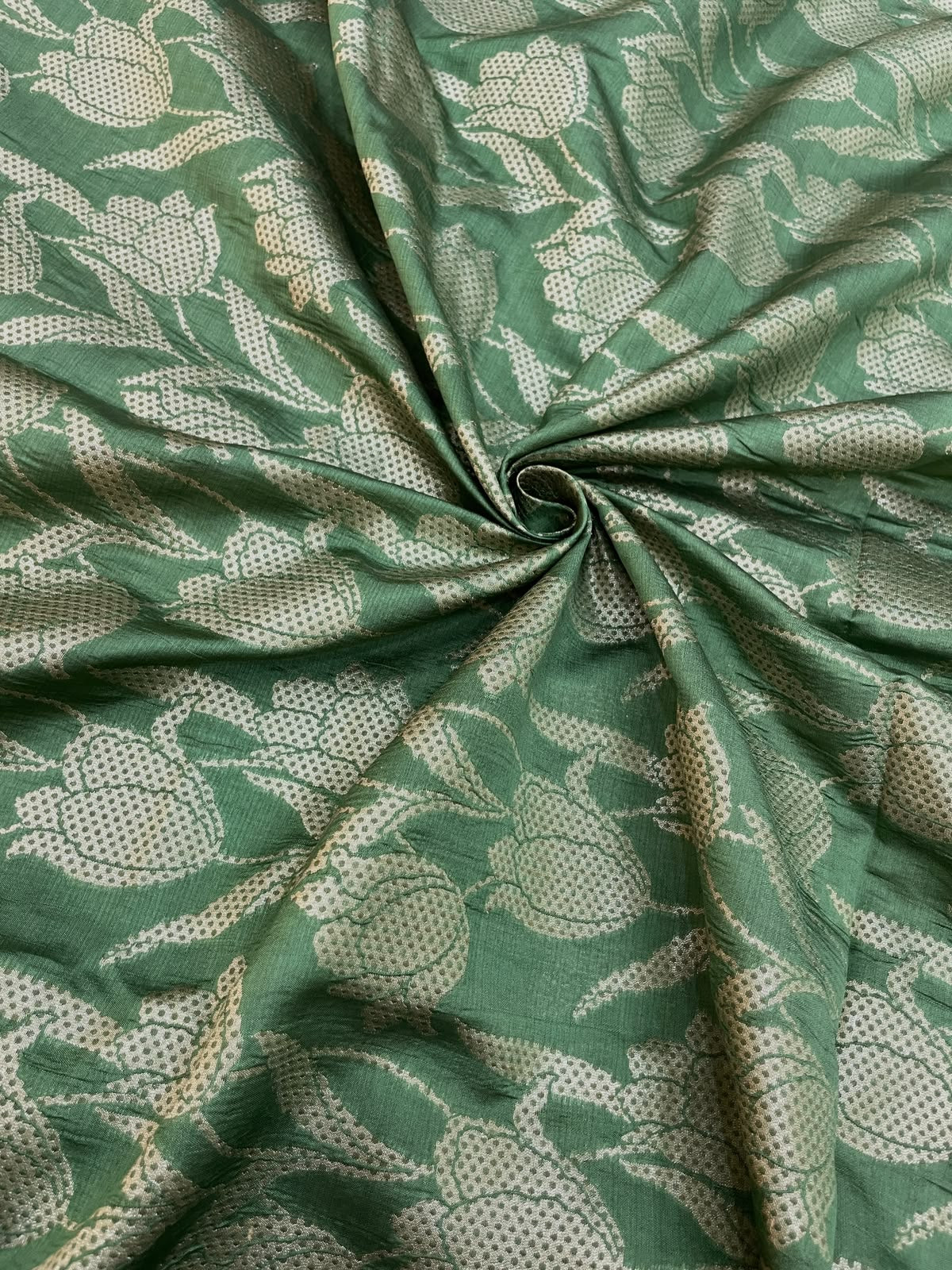 Pure Banarasi Katan silk Brocade