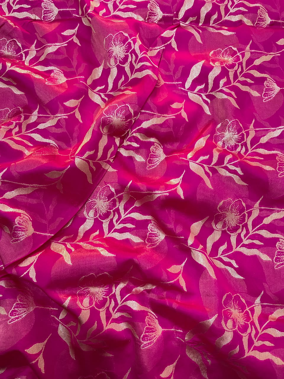 Pure banarasi Katan Silk Brocade