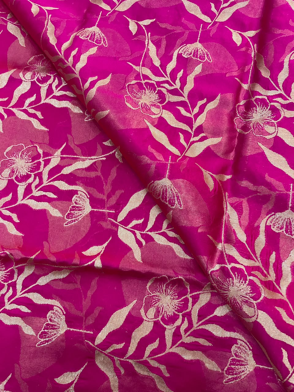 Pure banarasi Katan Silk Brocade
