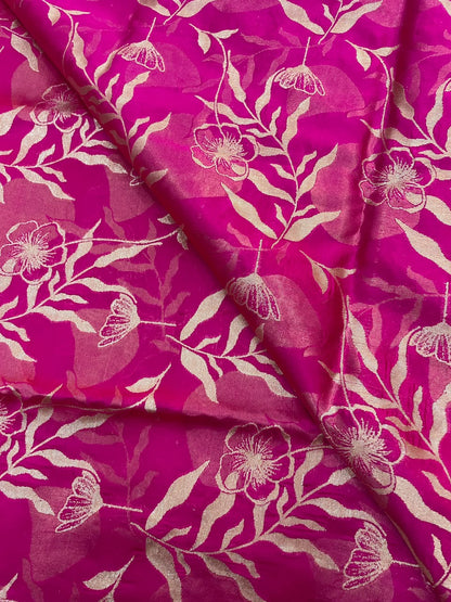 Pure banarasi Katan Silk Brocade