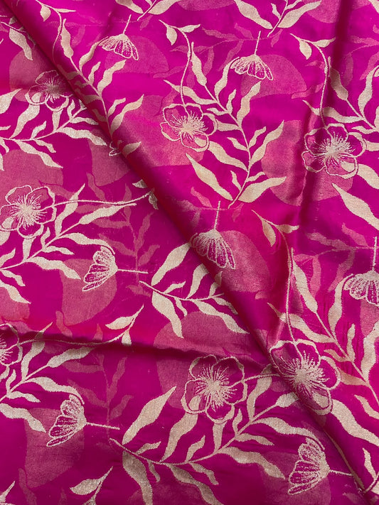 Pure banarasi Katan Silk Brocade