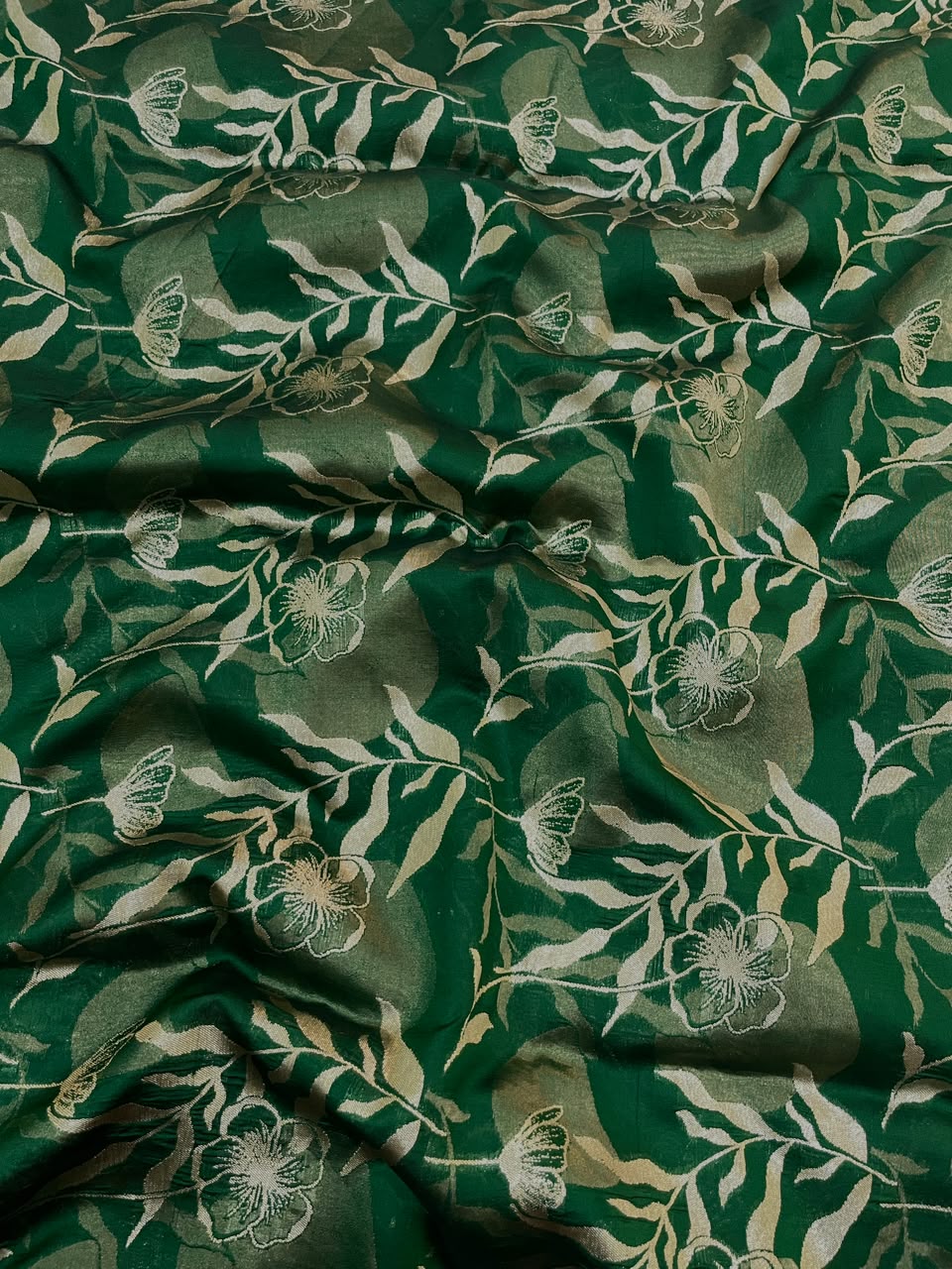 Pure banarasi Katan Silk Brocade