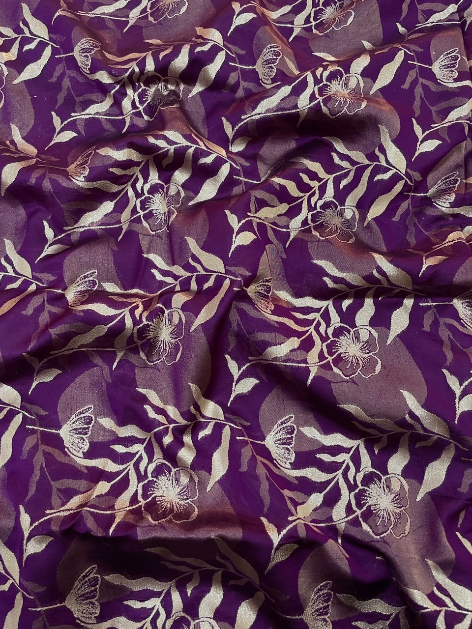 Pure banarasi Katan Silk Brocade
