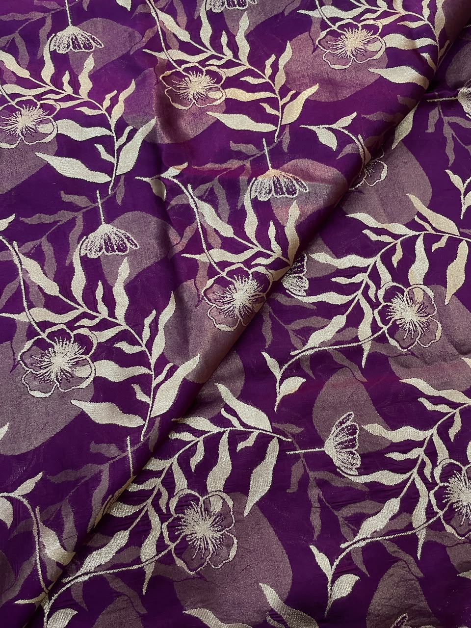 Pure banarasi Katan Silk Brocade