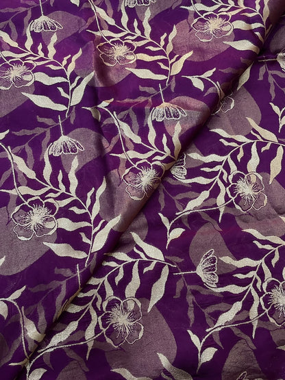 Pure banarasi Katan Silk Brocade
