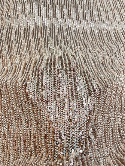 Lycra Net Beads Embroidery (54"inch)