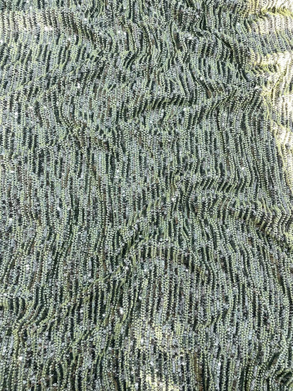 Lycra Net Beads Embroidery (54"inch)