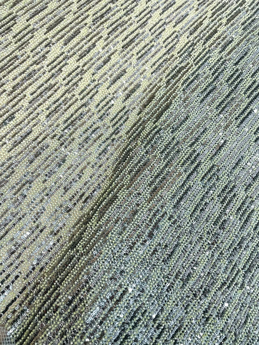 Lycra Net Beads Embroidery (54"inch)
