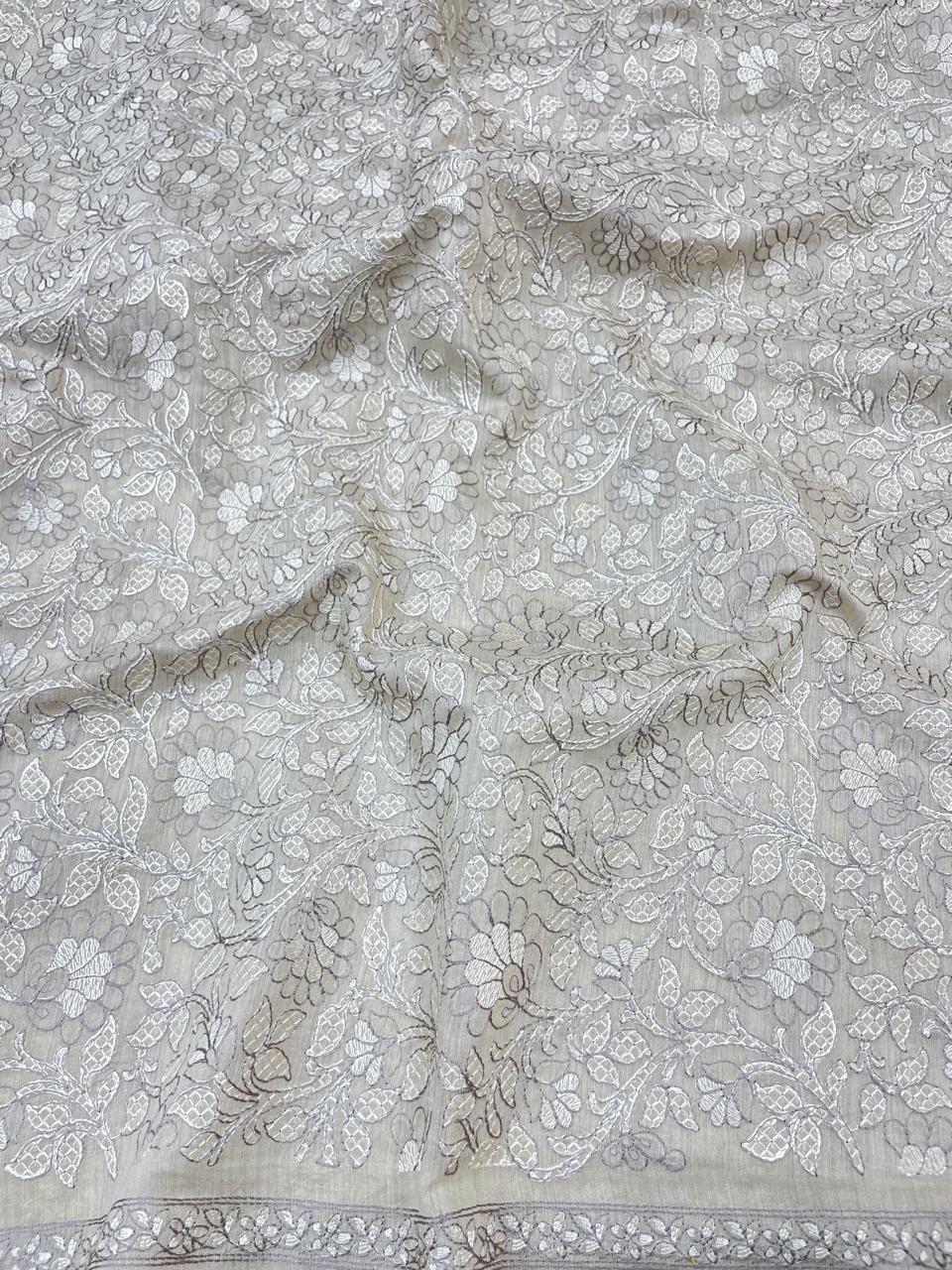 Munga Silk Embroidery Dyeable