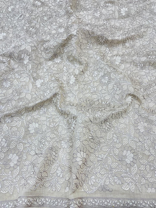 Munga Silk Embroidery Dyeable