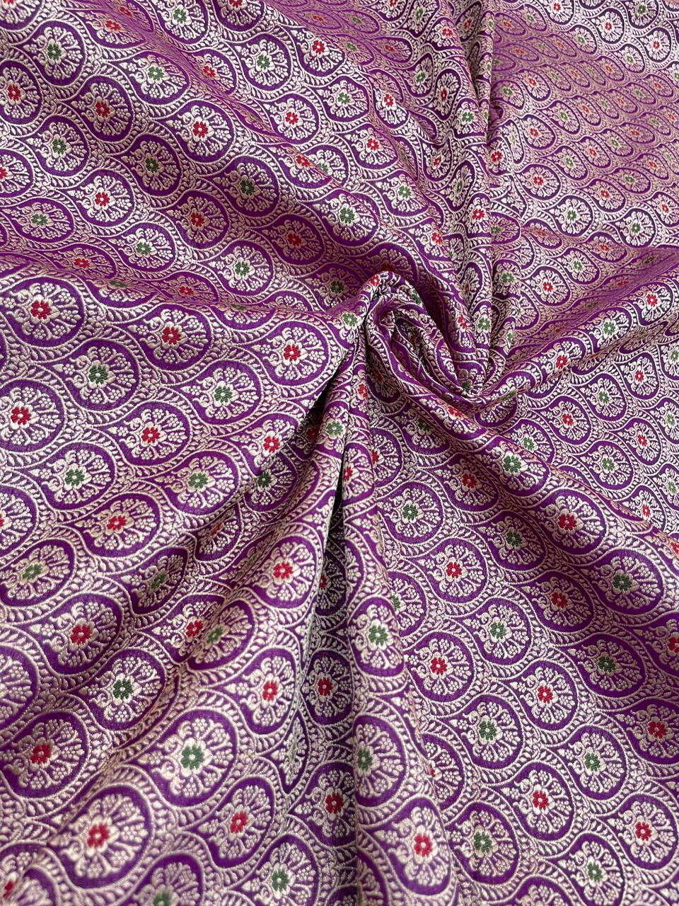 Pure Banarasi Brocade 44"Inch (Colours Available)