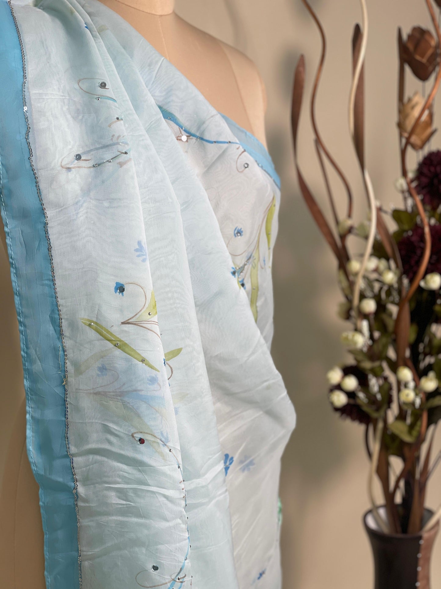Viscose Organza Dupatta