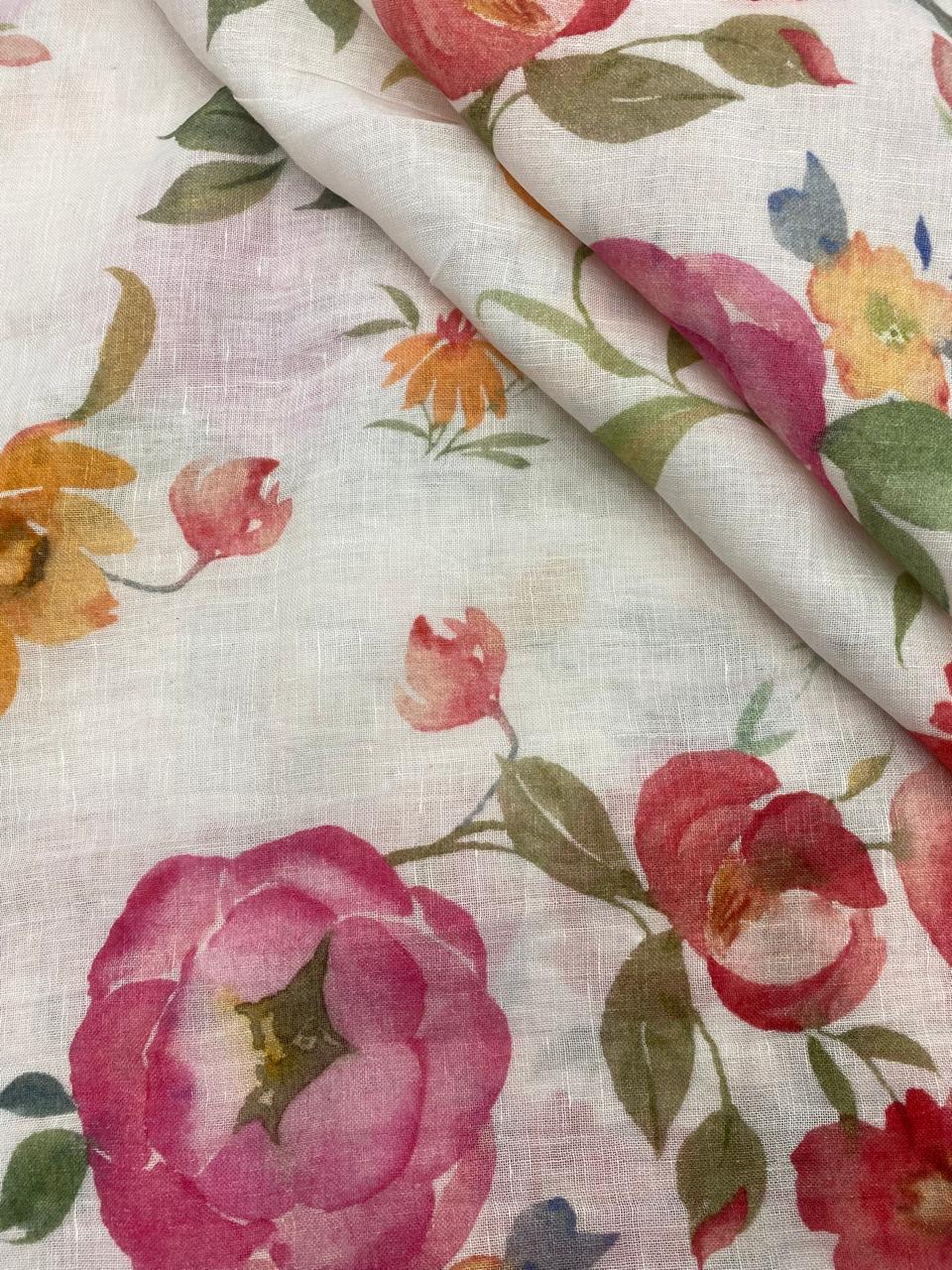 Cotton Linen Print (44'inch)