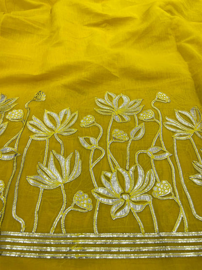 Chanderi Gota Embroidery