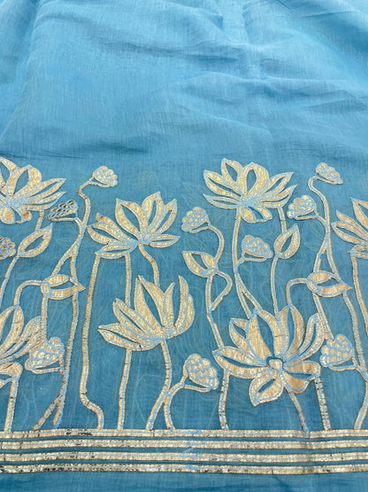 Chanderi Gota Embroidery