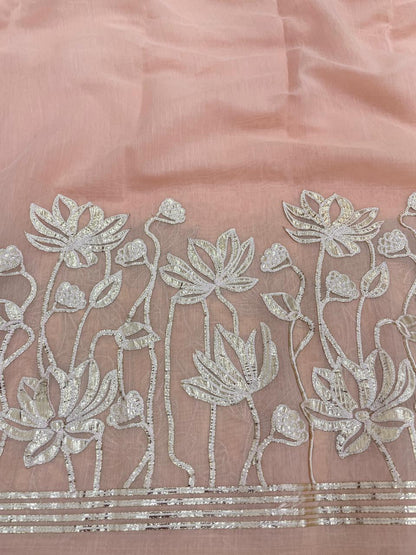 Chanderi Gota Embroidery