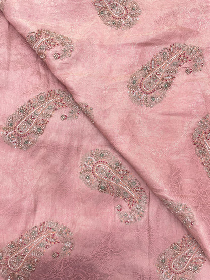 Banarasi Brocade With Beads Embroidery