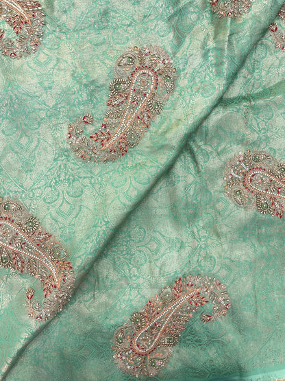Banarasi Brocade With Beads Embroidery
