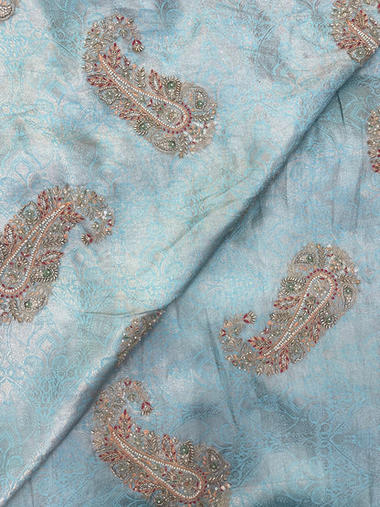 Banarasi Brocade With Beads Embroidery