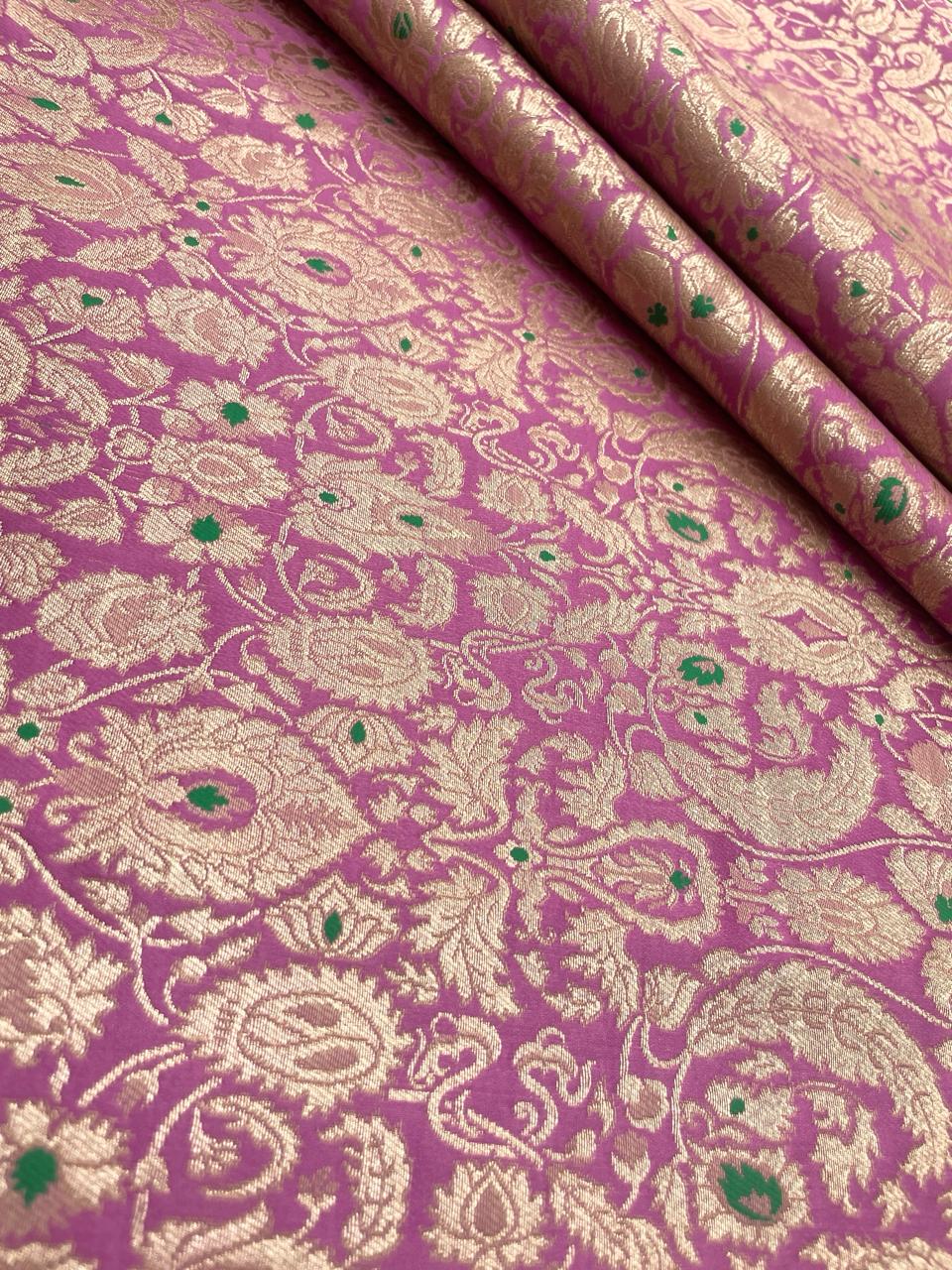 Pure Banarasi Brocade (Colors Available)