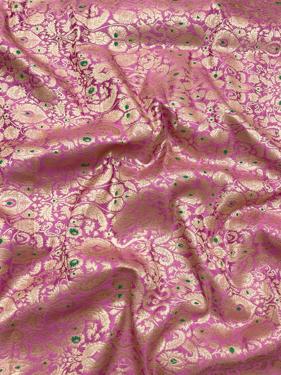 Pure Banarasi Brocade (Colors Available)