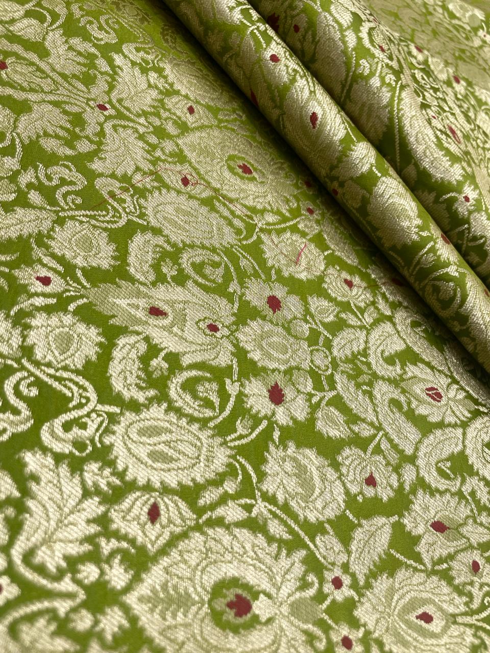 Pure Banarasi Brocade (Colors Available)