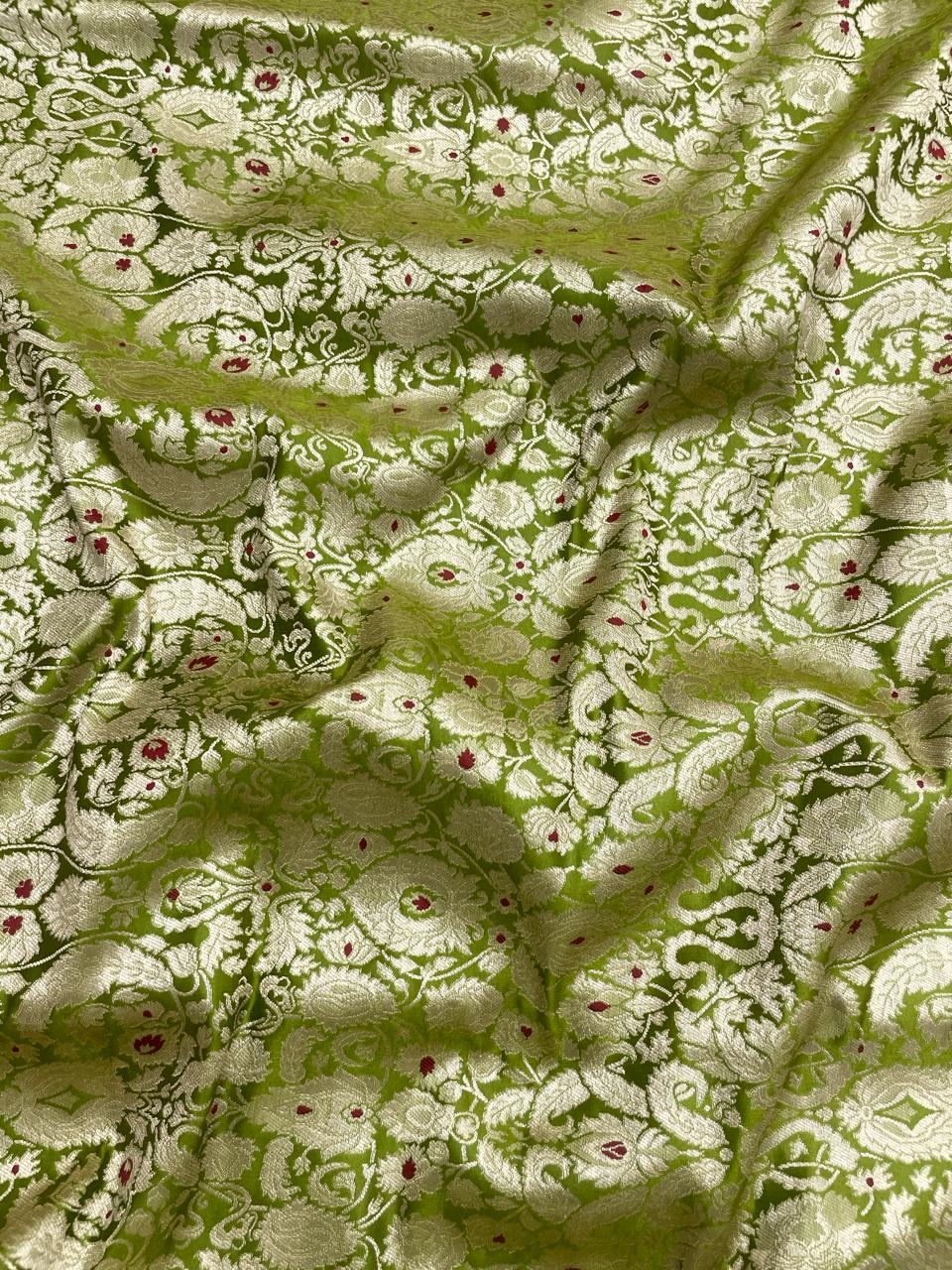Pure Banarasi Brocade (Colors Available)