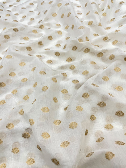 Chanderi Jacquard Dyeable