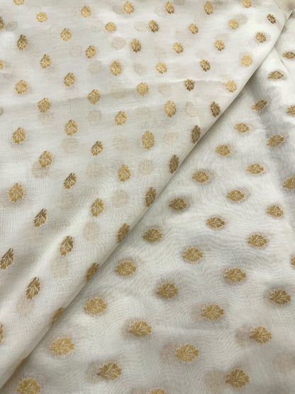 Chanderi Jacquard Dyeable