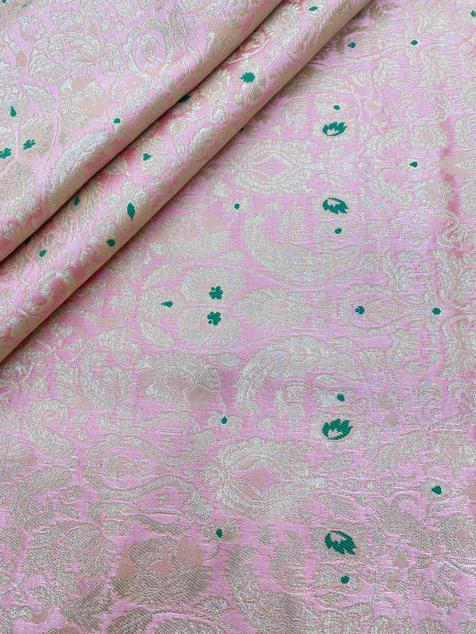 Pure Banarasi Brocade (Colors Available)
