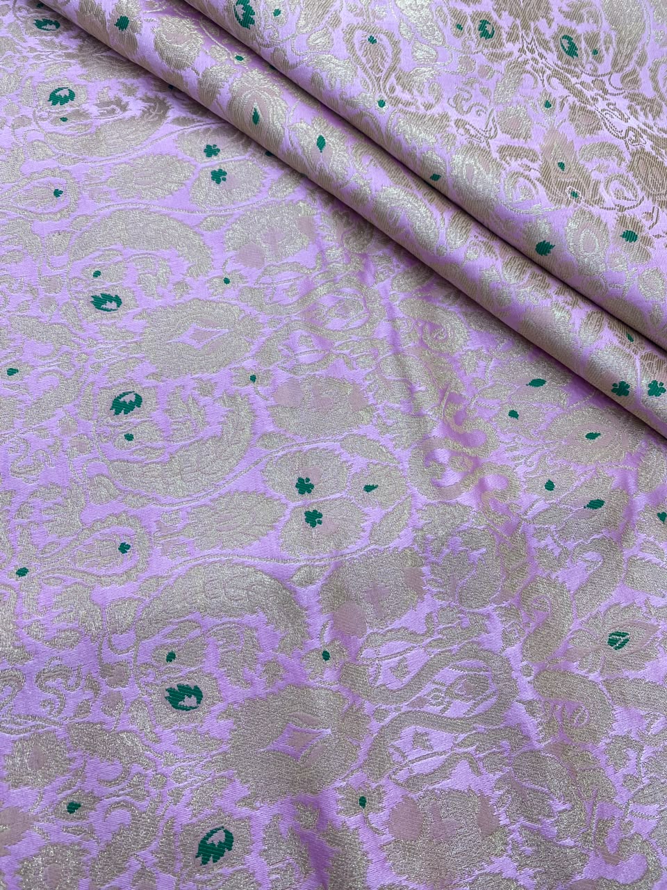 Pure Banarasi Brocade (Colors Available)