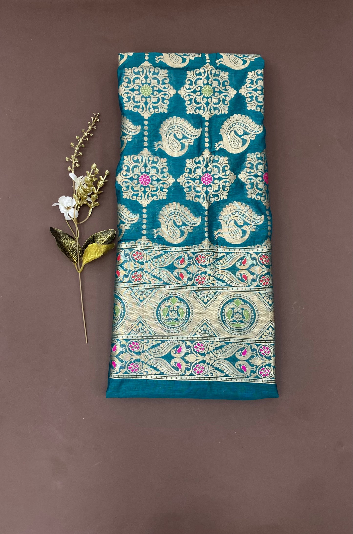 Banarasi Silk Zari Dupatta (Stole Dupatta)