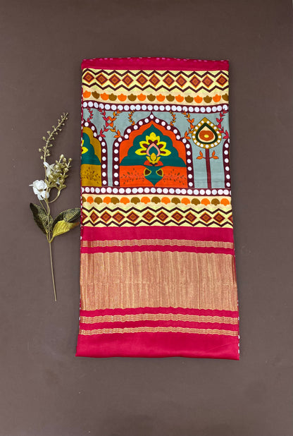 Gazi Silk Printed Dupatta