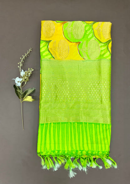 Pure Banarasi Silk Zari Dupatta (Colours Available)