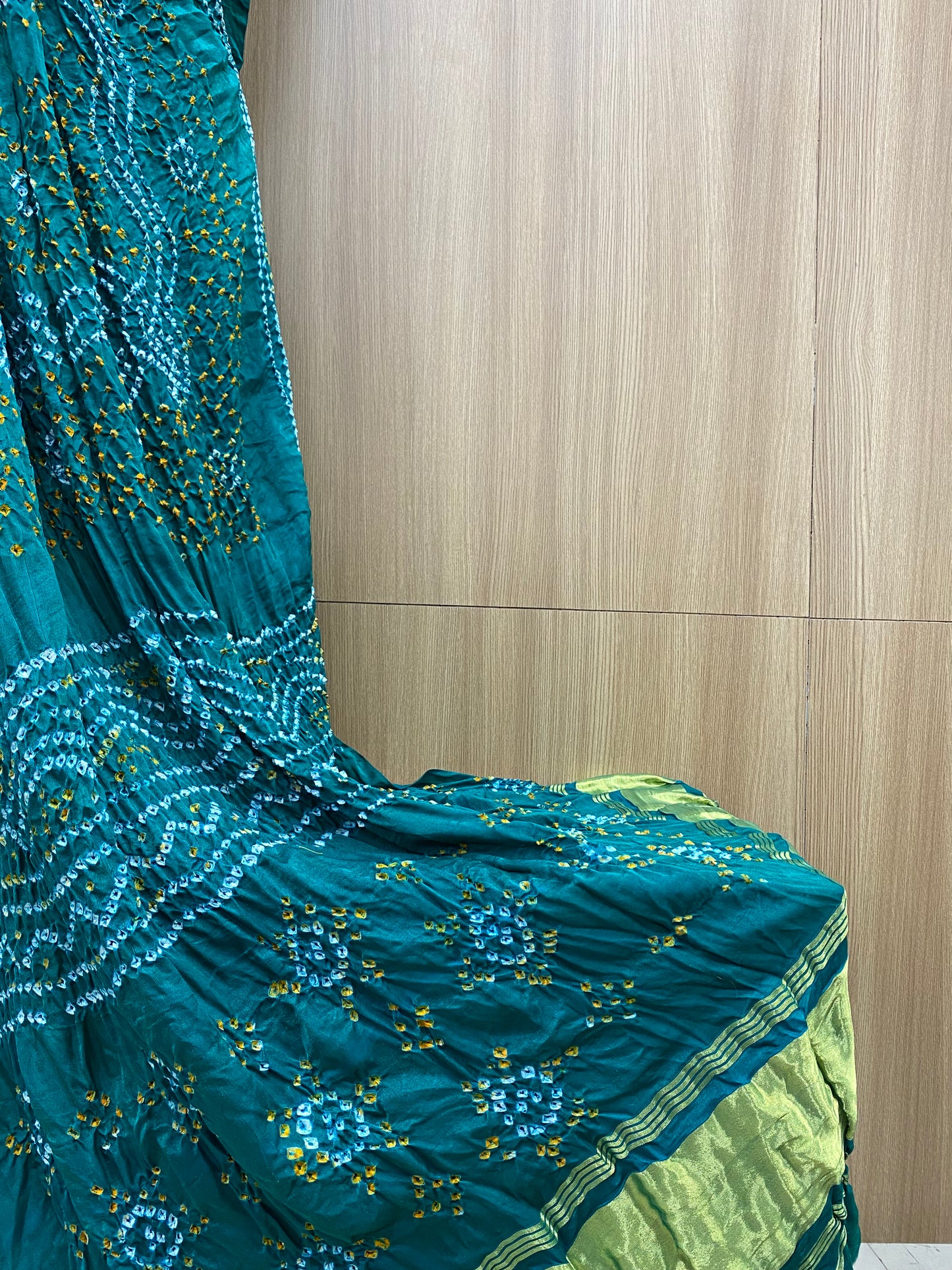 Gazi Silk Hand Bandhani Dupatta