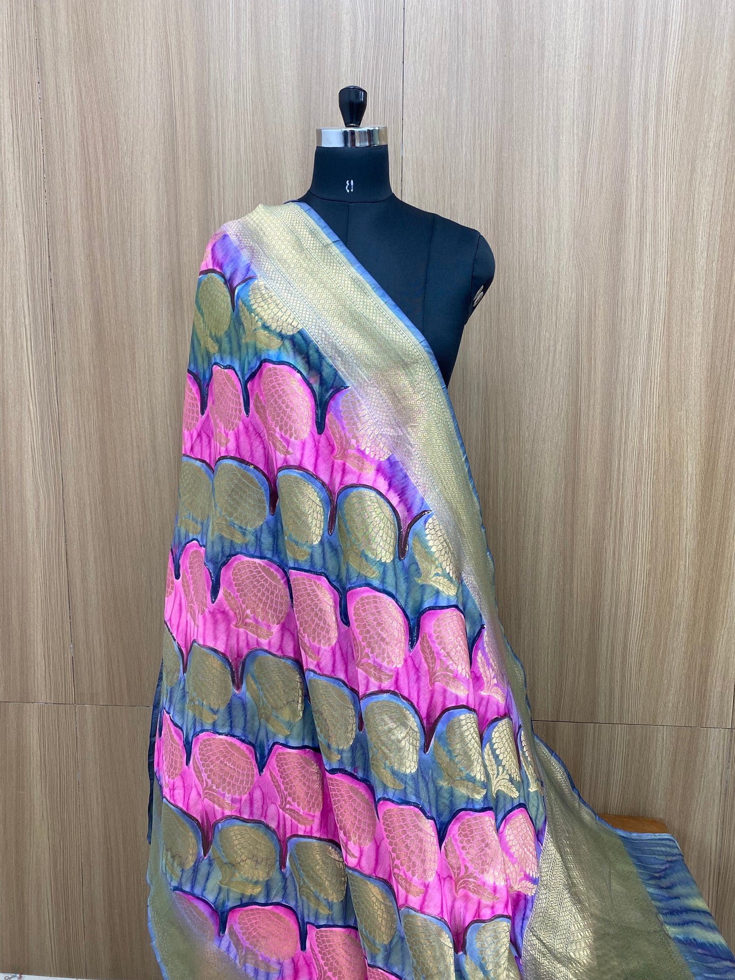 Pure Banarasi Silk Zari Dupatta (Colours Available)