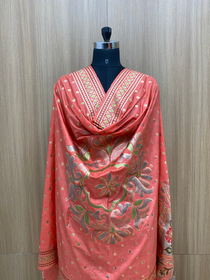 Banarasi Silk Zari Dupatta (Colours Available)