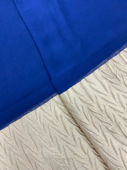 Georgette Jari Jacquard Border