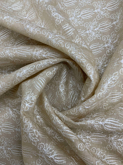 Munga Silk Embroidery (Dyeable)