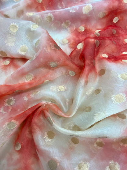 Organza Jacquard With Tie and Dye